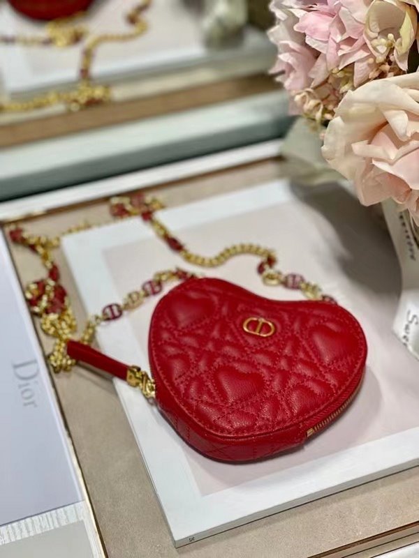 Dior Red Heart Chain Bag WLB01282