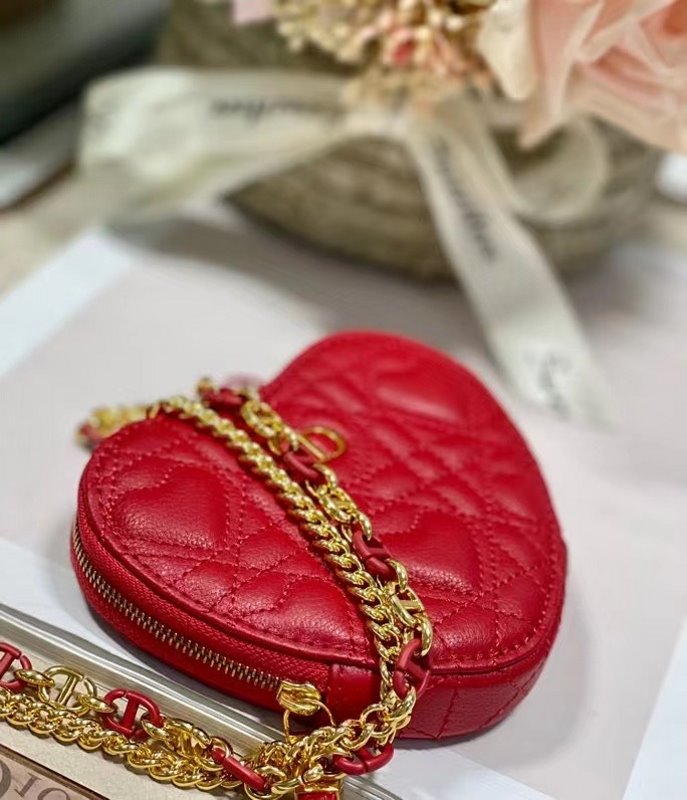 Dior Red Heart Chain Bag WLB01282