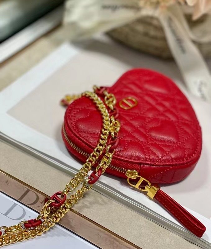 Dior Red Heart Chain Bag WLB01282