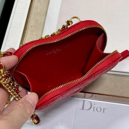 Dior Red Heart Chain Bag WLB01282