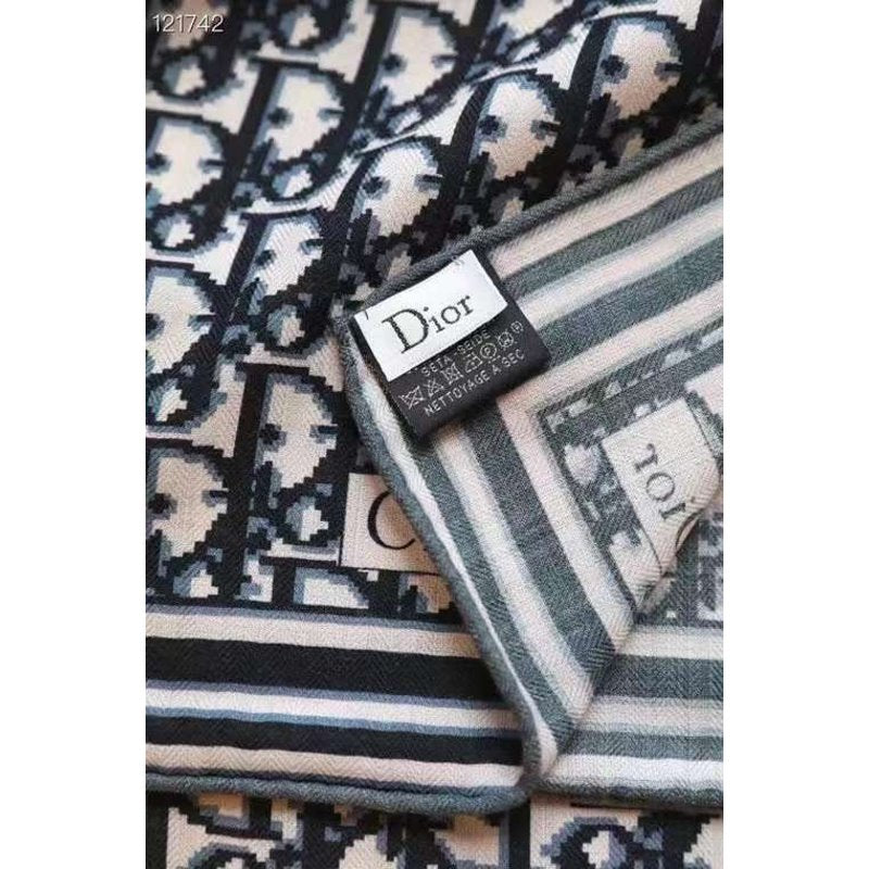 Dior Silk Cashmere Square Scarf SS001002