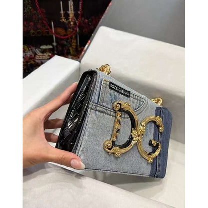 Dolce and Gabbana Hand Sling Denim Bag BGMP0686