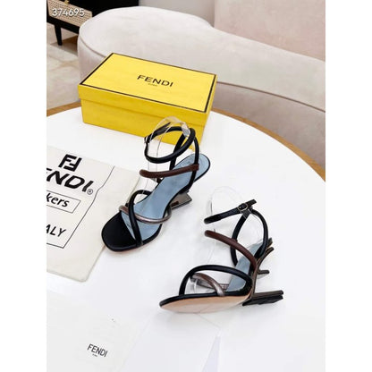 Fendi Cross Strap Sandals SHS05128