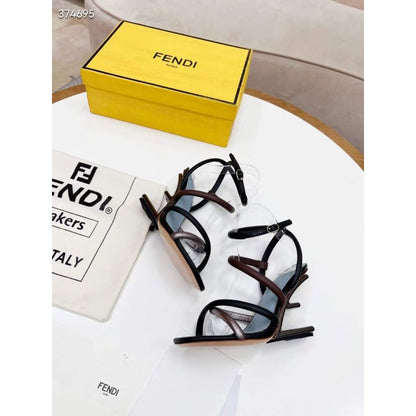 Fendi Cross Strap Sandals SHS05128