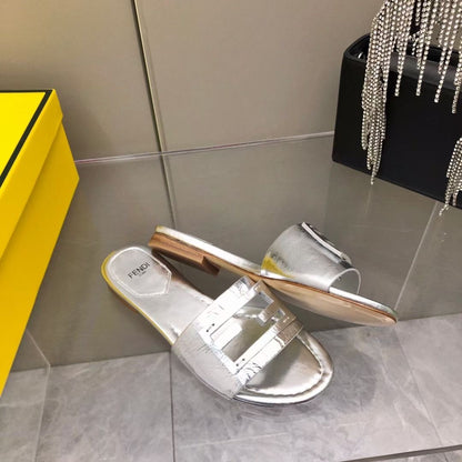 Fendi Leather Slides SHS03550