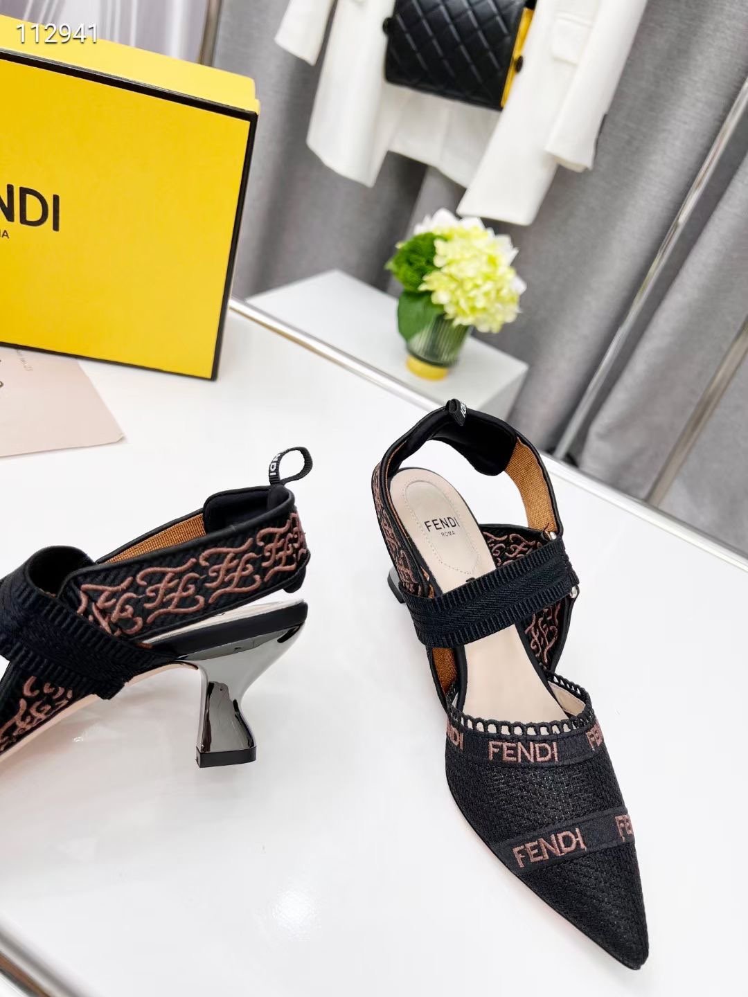 Fendi Slingback Pumps SHS03752