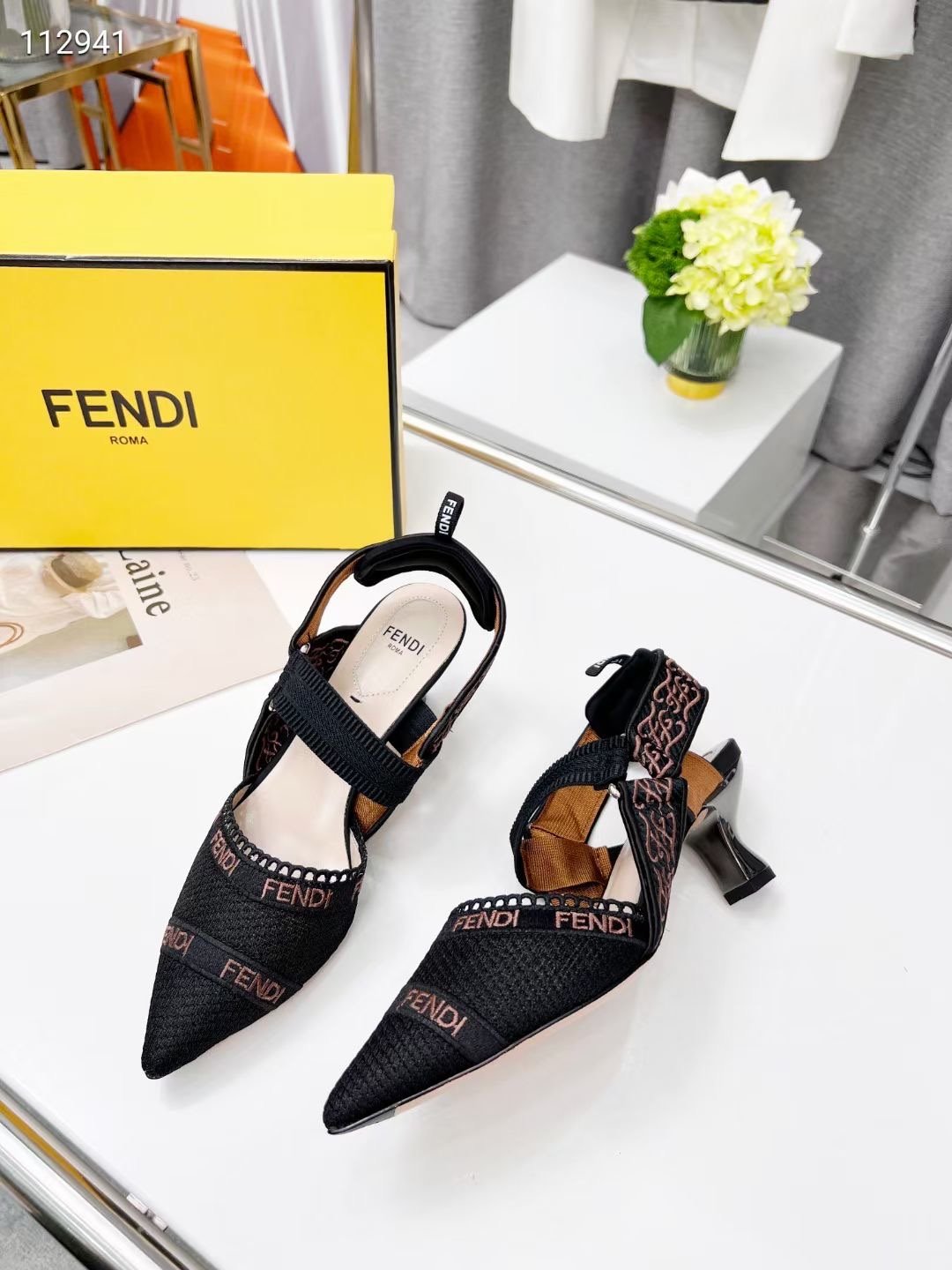 Fendi Slingback Pumps SHS03752