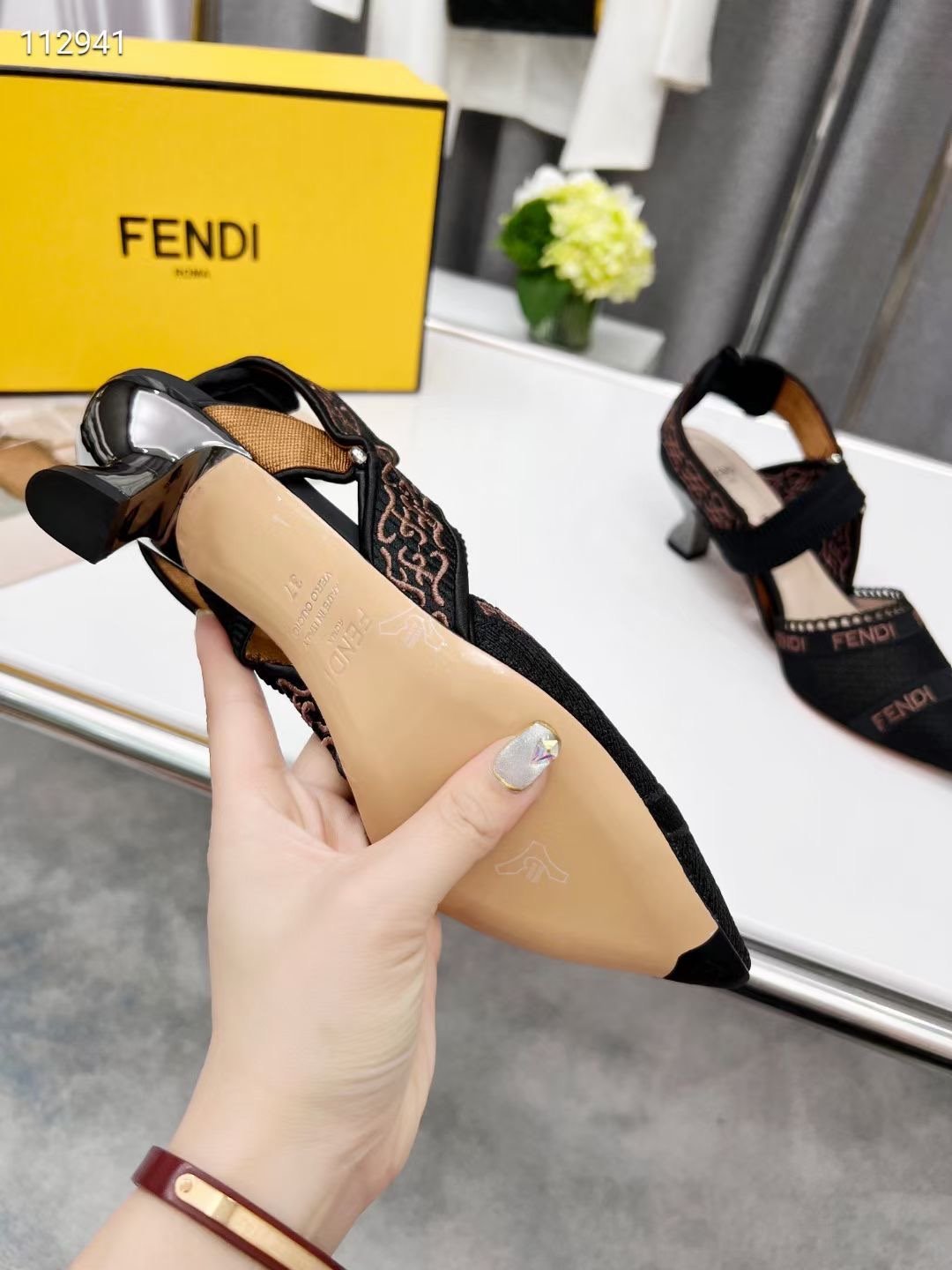 Fendi Slingback Pumps SHS03752