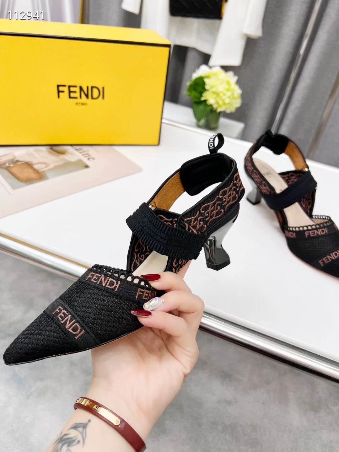 Fendi Slingback Pumps SHS03752