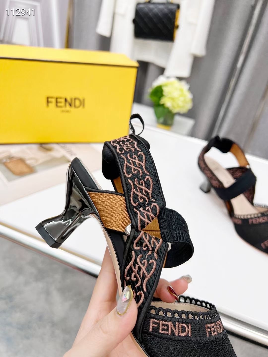 Fendi Slingback Pumps SHS03752