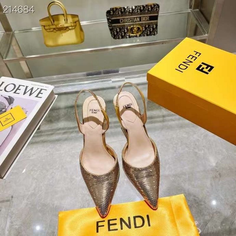 Fendi Slingback Sandals SHS05456