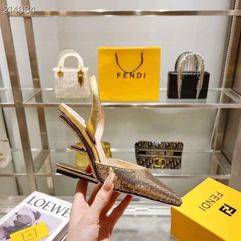 Fendi Slingback Sandals SHS05456