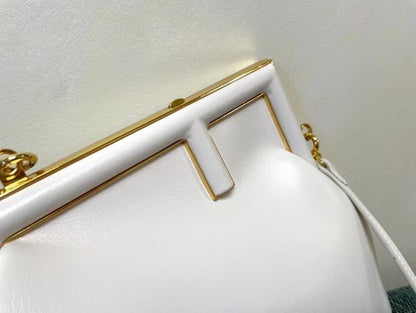 Fendi White Leather Bag BFND9949