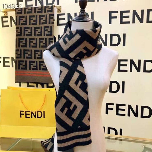 Fendi Silk Cashmere Scarf SS001014