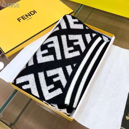 Fendi Silk Cashmere Scarf SS001015