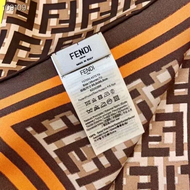 Fendi Silk Square Scarf SS001049