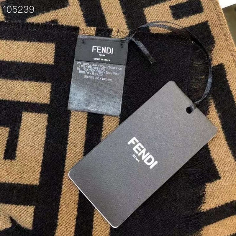 Fendi Wool Cashmere Scarf SS001027
