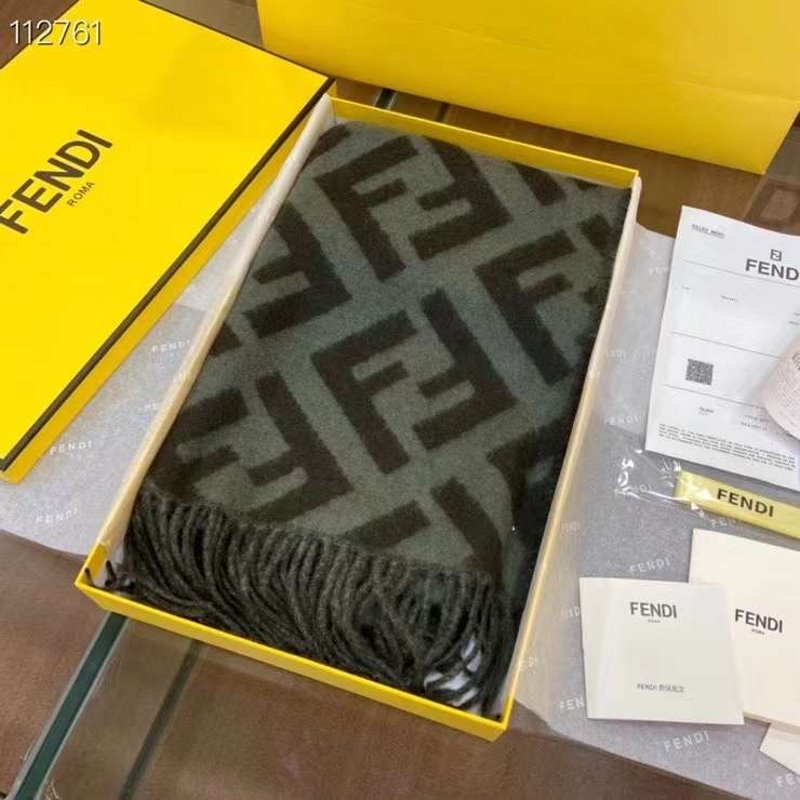 Fendi Wool Cashmere Scarf SS001033