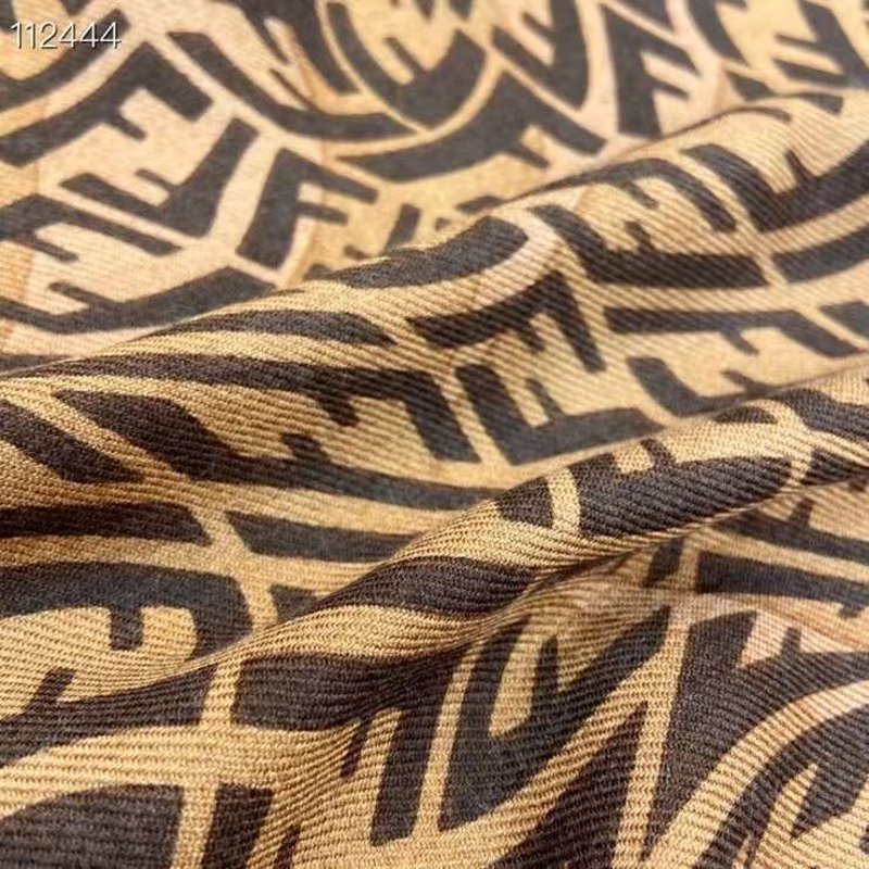 Fendi Wool Cashmere Square Scarf SS001036