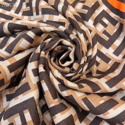Fendi Wool Cashmere Square Scarf SS001039