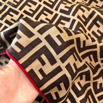 Fendi Wool Cashmere Square Scarf SS001041
