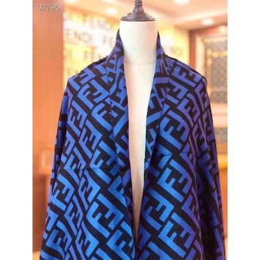 Fendi Wool Cashmere Square Scarf SS001043