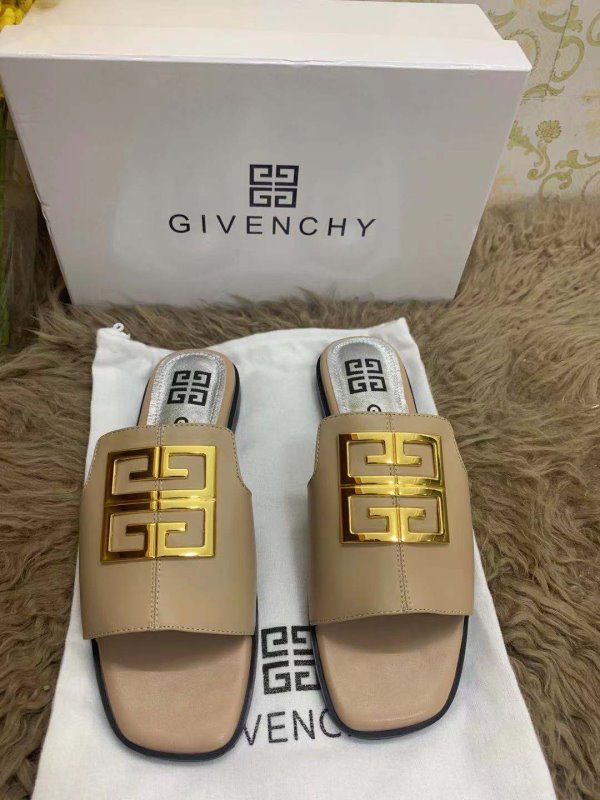 Givenchy Brown Slippers SHS02549