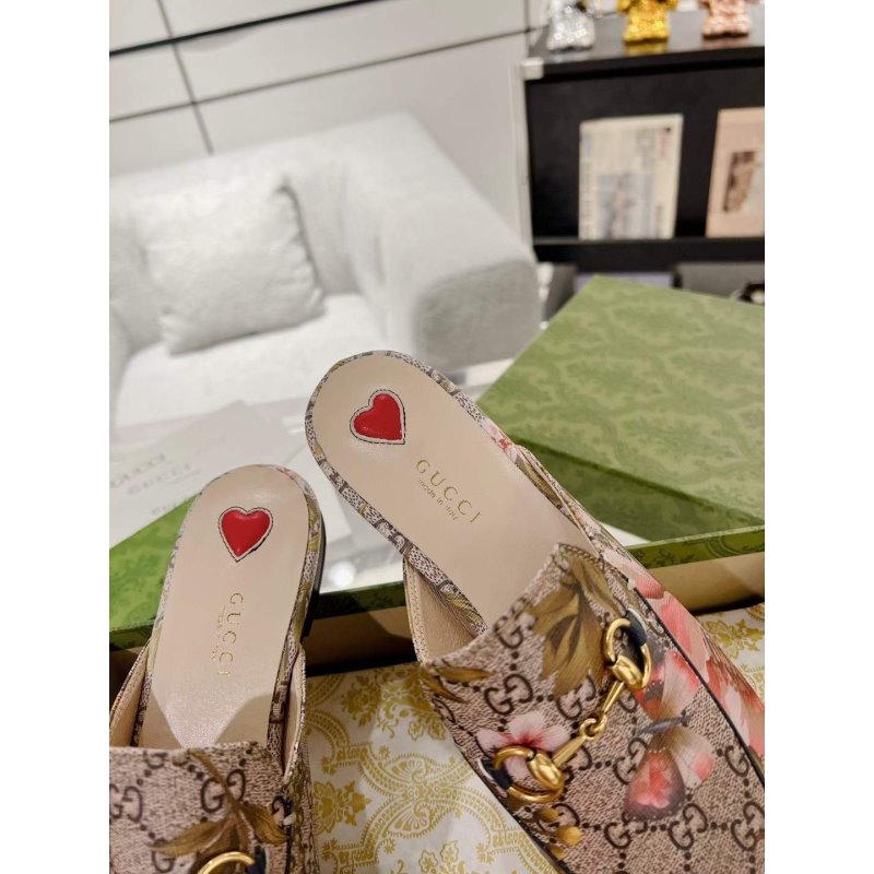 Gucci GG Horse Buckle Muller Slippers  SHS05095