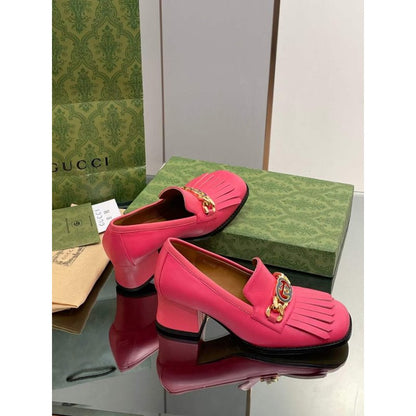 Gucci Double G Tassel Shoes SH00141
