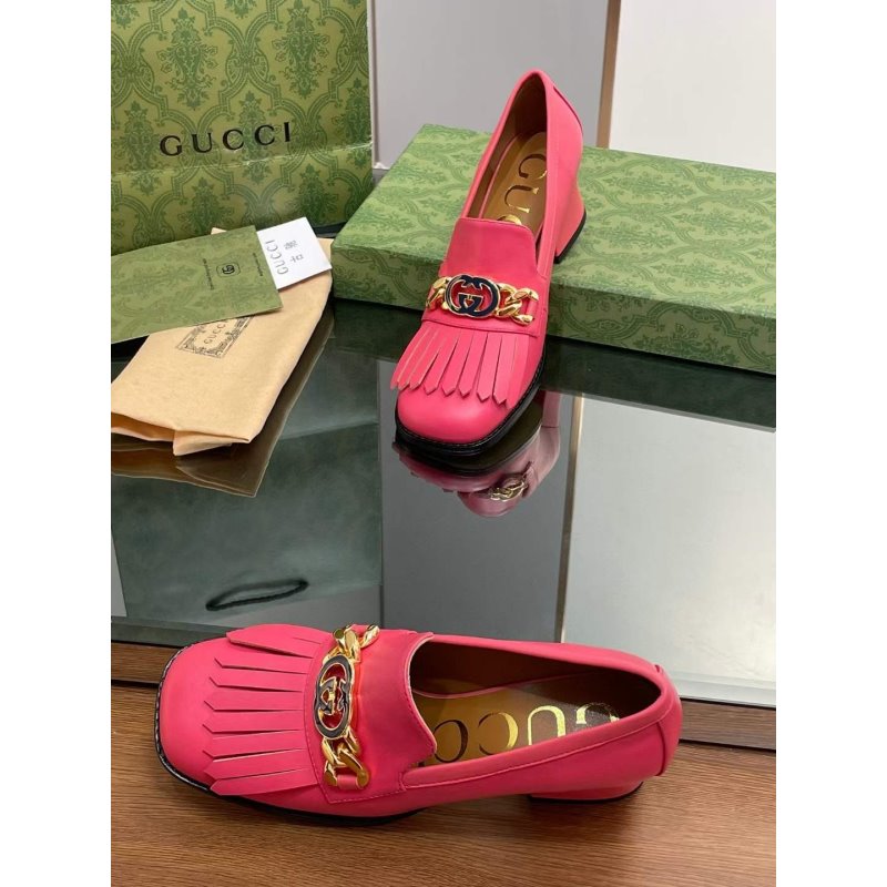 Gucci Double G Tassel Shoes SH00141
