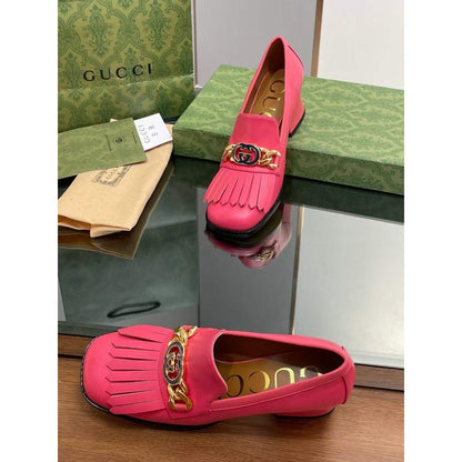 Gucci Double G Tassel Shoes SH00141