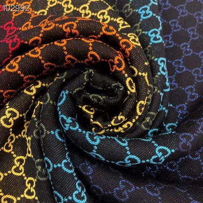 Gucci Rayon and Cotton Scarf SS001061