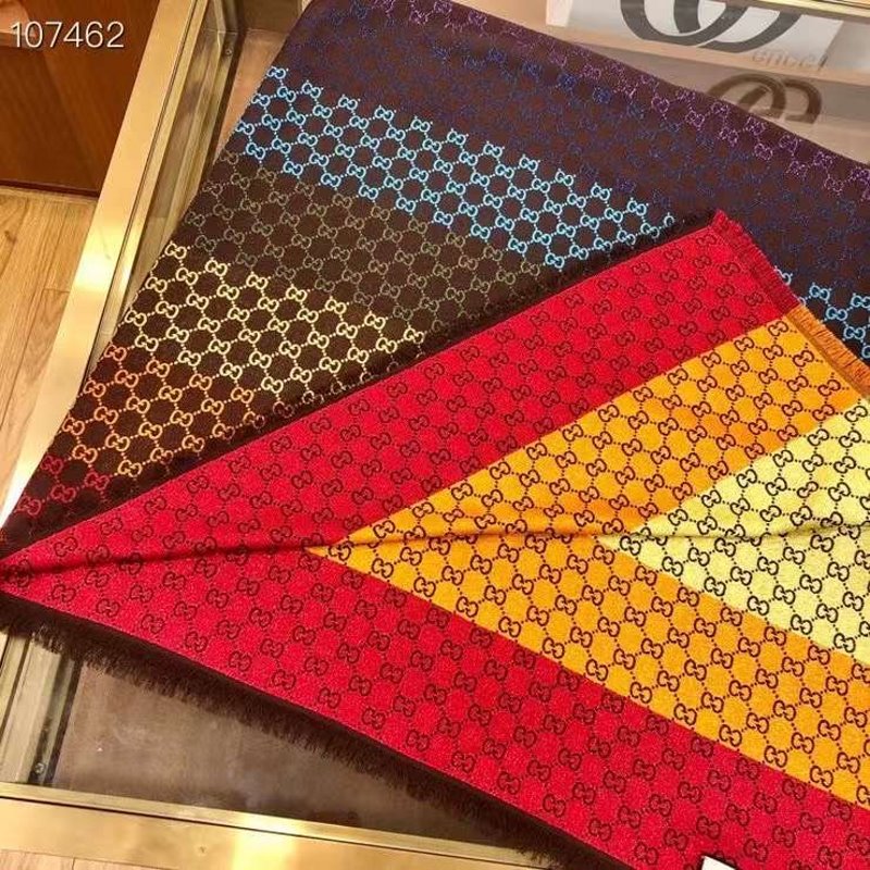 Gucci Rayon and Cotton Scarf SS001062