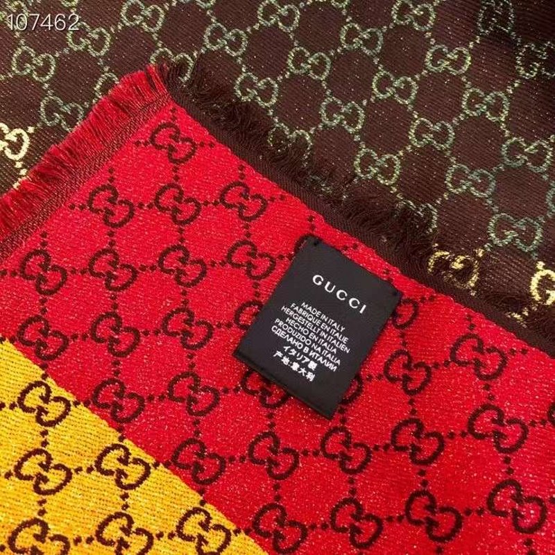 Gucci Rayon and Cotton Scarf SS001062