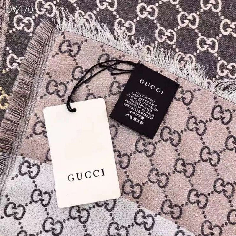 Gucci Rayon and Cotton Scarf SS001063