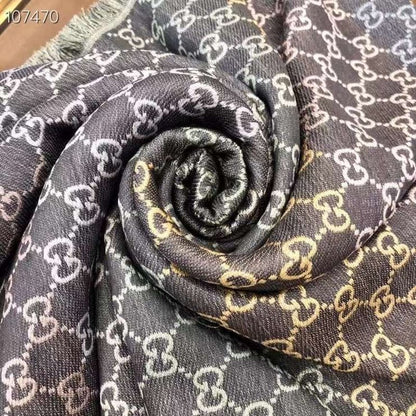 Gucci Rayon and Cotton Scarf SS001063