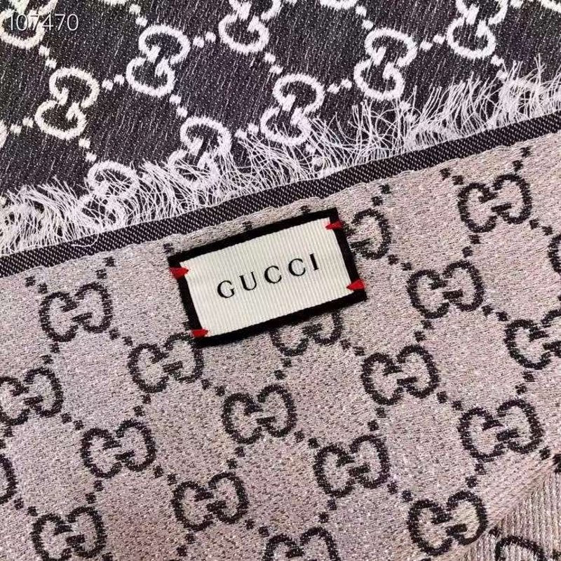 Gucci Rayon and Cotton Scarf SS001063