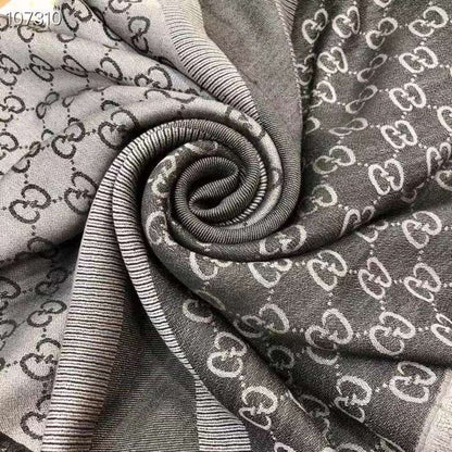 Gucci Wool and Silk Square Scarf SS001065
