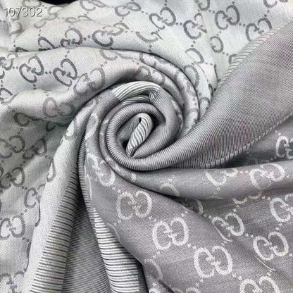 Gucci Wool and Silk Square Scarf SS001068
