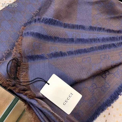 Gucci Wool and Silk Square Scarf SS001069