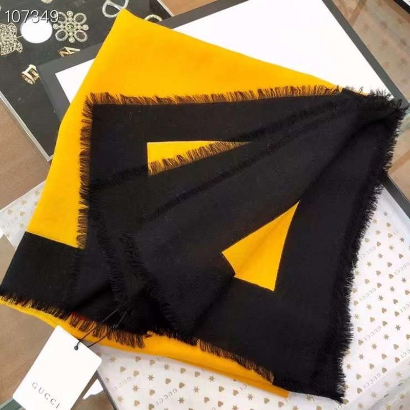 Gucci Wool and Silk Square Scarf SS001070