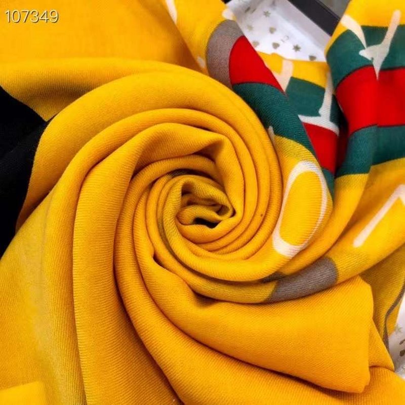 Gucci Wool and Silk Square Scarf SS001070