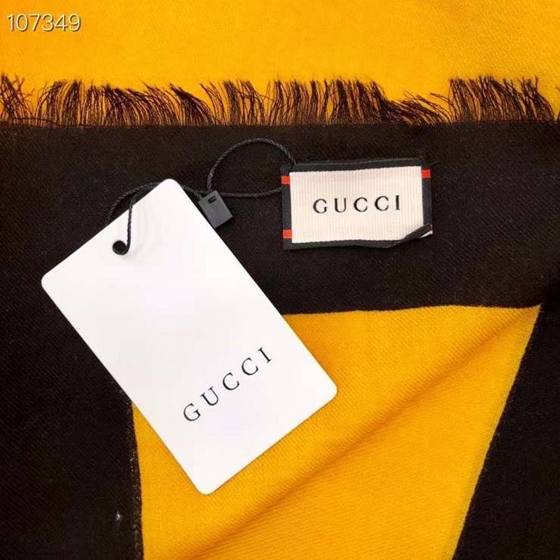 Gucci Wool and Silk Square Scarf SS001070