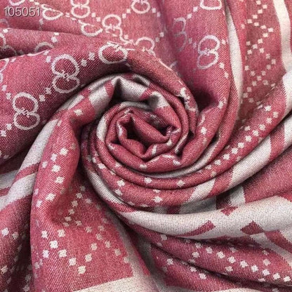 Gucci Wool and Silk Square Scarf SS001071