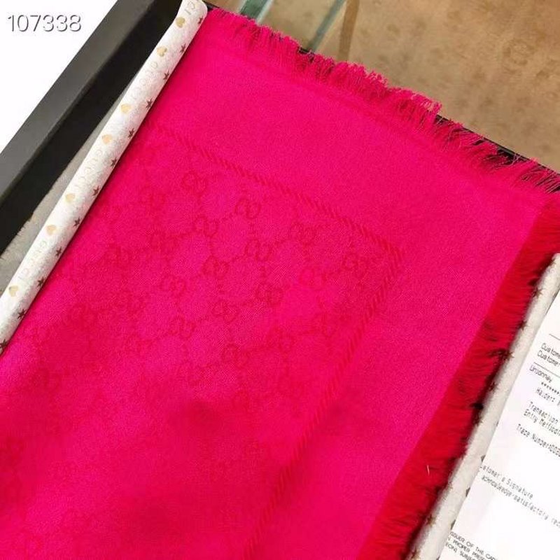 Gucci Wool and Silk Square Scarf SS001073