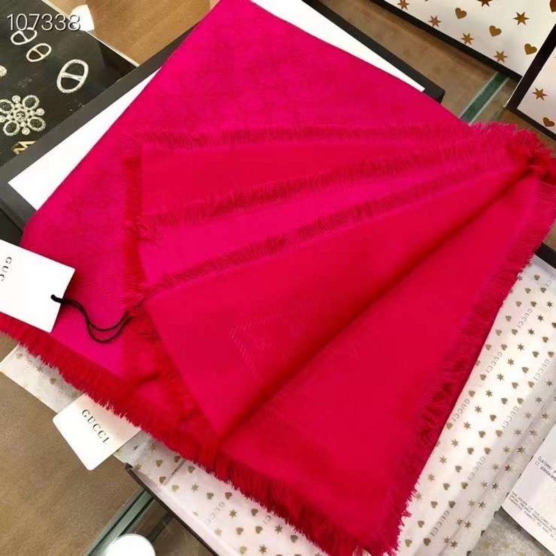 Gucci Wool and Silk Square Scarf SS001073