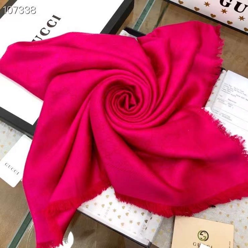 Gucci Wool and Silk Square Scarf SS001073