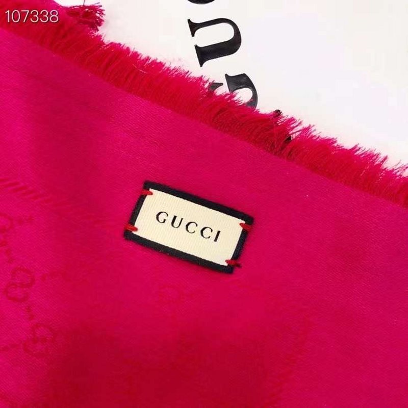 Gucci Wool and Silk Square Scarf SS001073