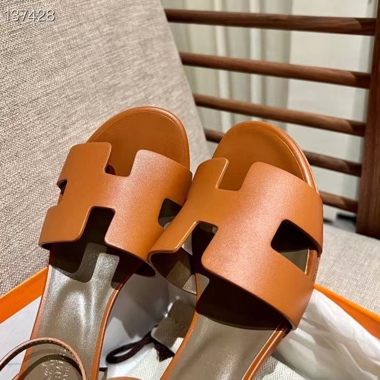 Hermes Heeled Oran Sandals SHS03696