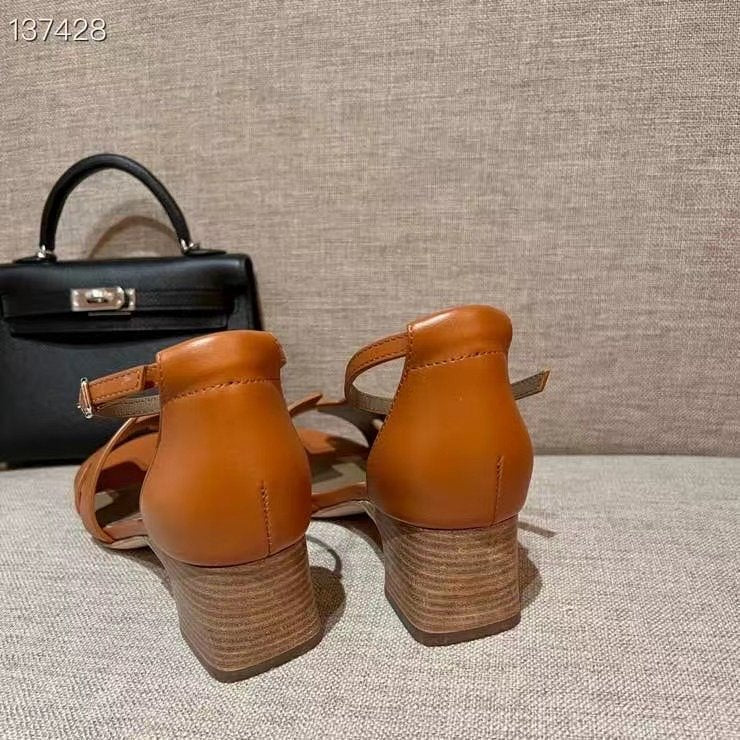 Hermes Heeled Oran Sandals SHS03696